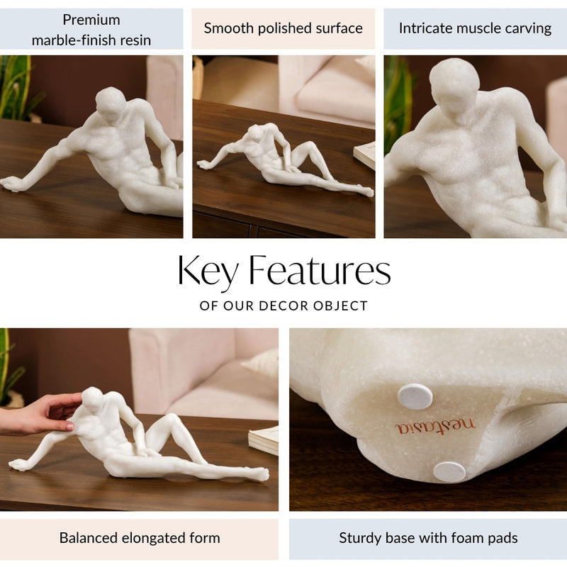 Contemplative Man Ornamental Statue