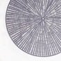 Contemporary Cutwork Grey Table Mats Set Of 6