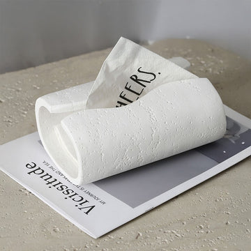 Contemporary Tissue Holder White