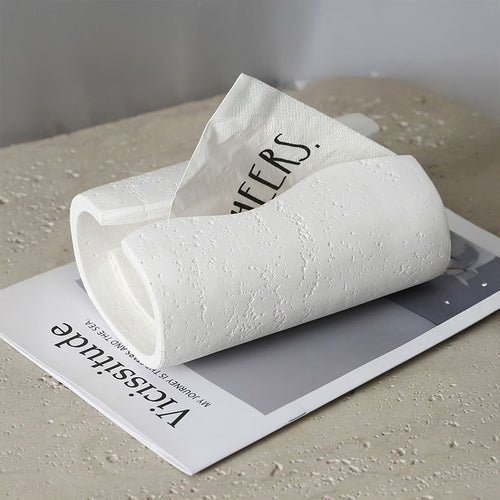 Contemporary Tissue Holder White