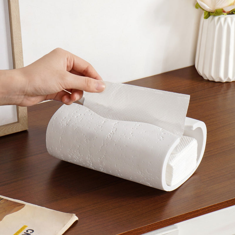 Contemporary Tissue Holder White