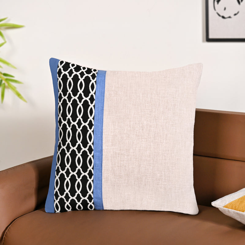 Contemporary Contrast Cushion Cover Set Of 3 40x40cm