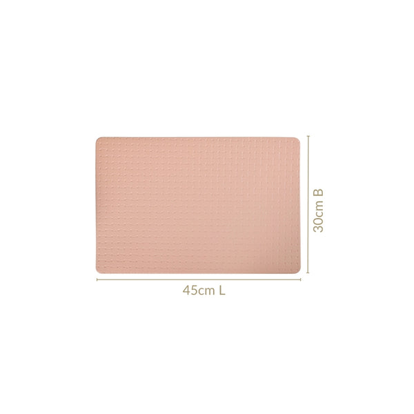Coral Peach Weave Placemat Set Of 6