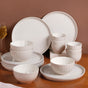 Costola Pure White 16 Piece Dinner Set For 6