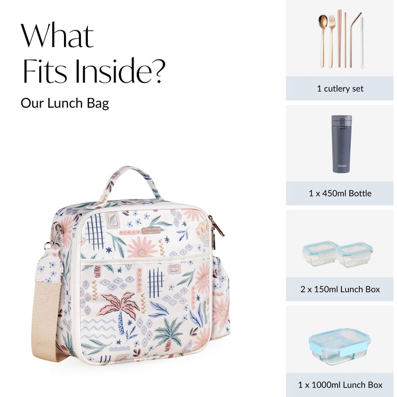 Cottagecore Insulated Bento Box Lunch Bag