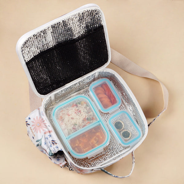 Palm Beach Insulated Bento Box Lunch Bag