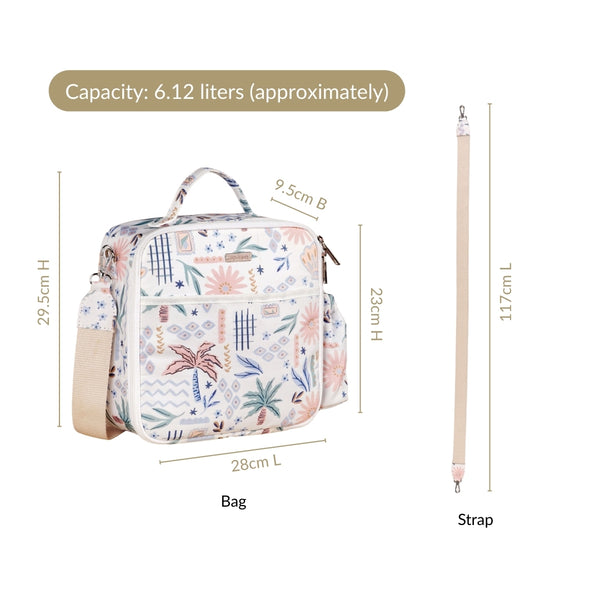 Palm Beach Insulated Bento Box Lunch Bag