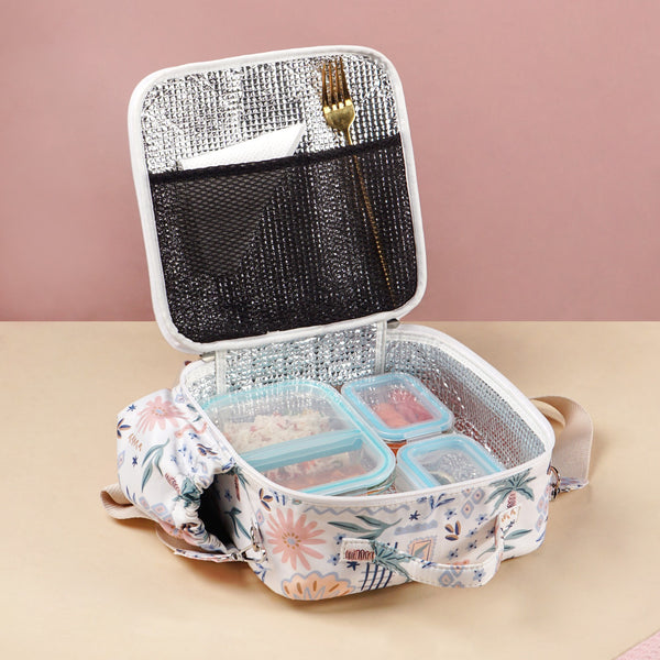 Palm Beach Insulated Bento Box Lunch Bag