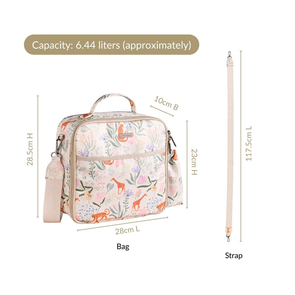 Jungle Safari Insulated Leakproof Lunch Bag