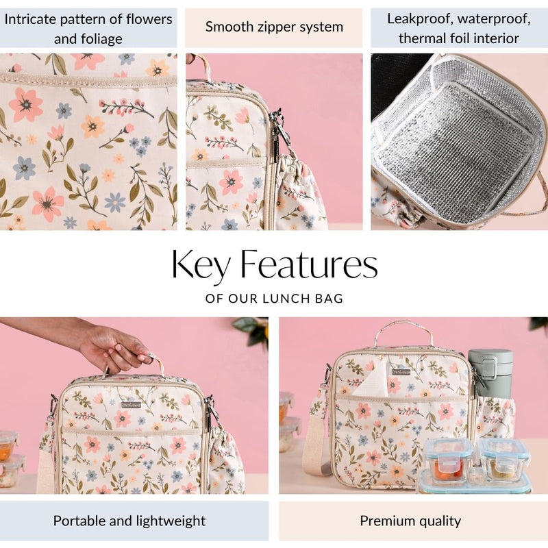 Cottagecore Insulated Lunch Bag