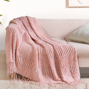 Cotton Candy Baby Pink Throw