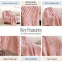 Cotton Candy Baby Pink Throw