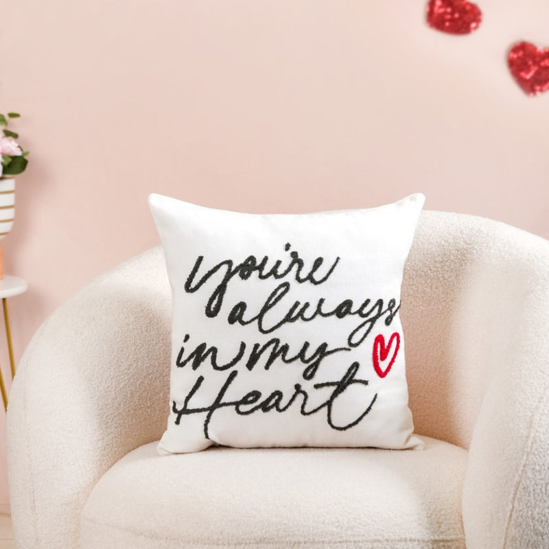 Always In My Heart Cushion Case Set Of 2 16x16 Inch
