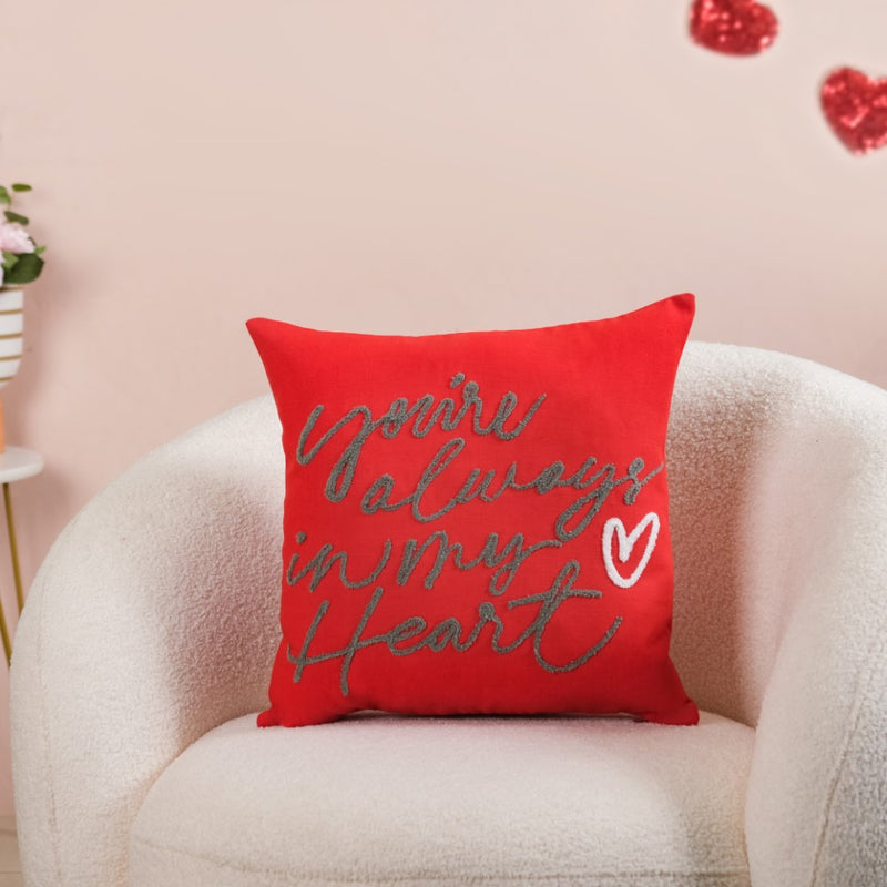 Always In My Heart Cushion Case Set Of 2 16x16 Inch