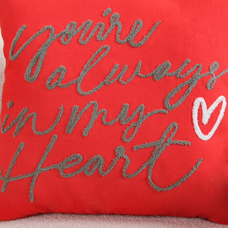 Always In My Heart Cushion Case Set Of 2 16x16 Inch