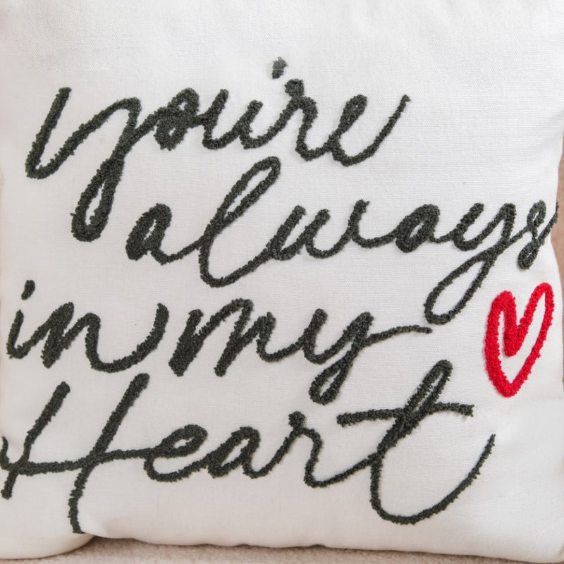 Always In My Heart Cushion Case Set Of 2 16x16 Inch