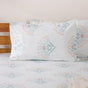 Daisy Galore King Sized Cotton Bedsheet And Pillowcase Set