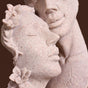 Stoneware Warm Embrace Couple Figurine For Home Decor