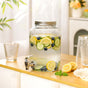 Ribbed Glass Drink Dispenser 3700ml