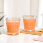 Textured Drinking Glass Set Of 6 245ml