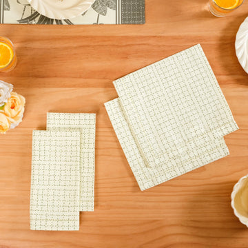 Pure Cotton Table Napkin Set Of 4