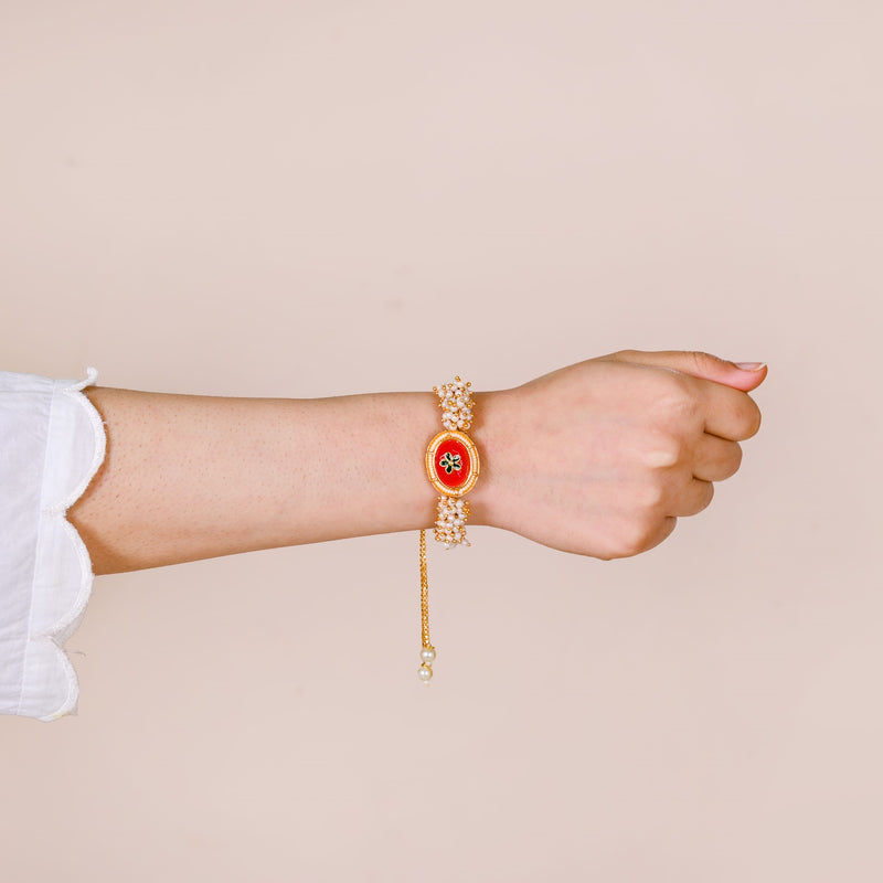 Crimson Rakhi Gift Set For Siblings