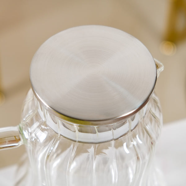 Tall Borosilicate Glass Jug 1950ml