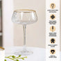 Crystal Gold Rim Cocktail Glass Set Of 2 320ml