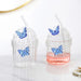 Crystal Fairy Core Butterfly Tumbler With Lid And Straw 450ml Set Of 2 Blue