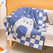 Cuddle Bear Knitted Cotton Throw For Toddlers 105x78cm