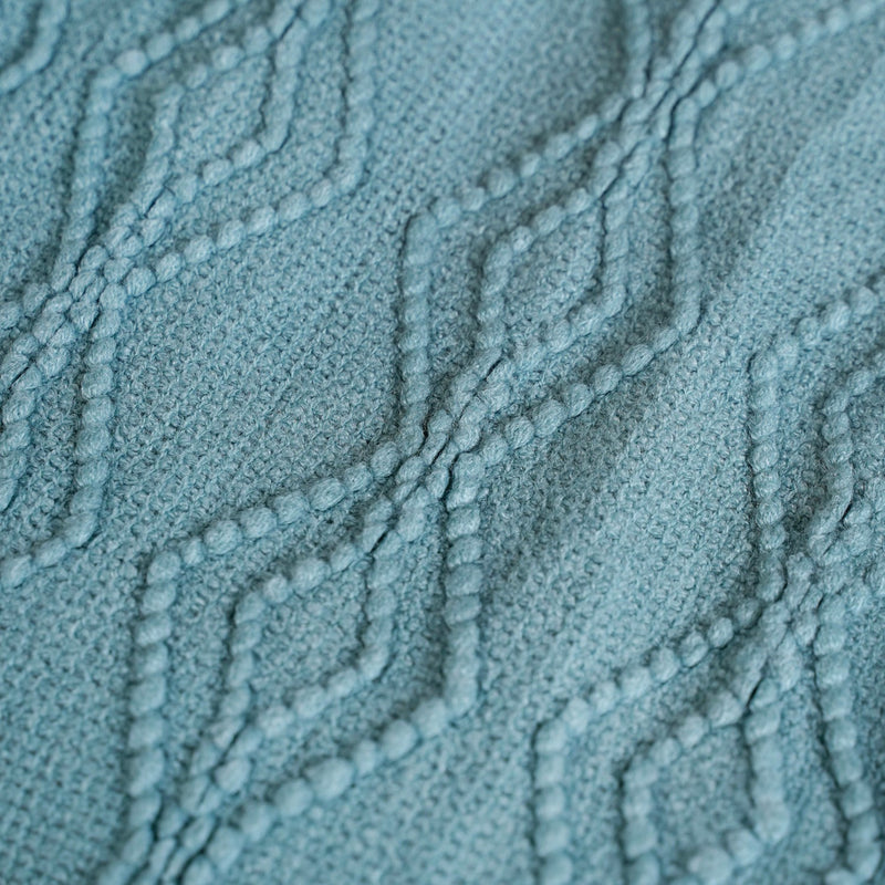 Cuddle Loom Throw Blanket Teal