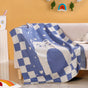 Cuddle Bear Knitted Cotton Throw Blanket For Toddlers 105x78cm