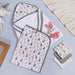 Cuddle Bunny Baby Hamper With Swaddle Towel Napkin Rattle Set Of 6