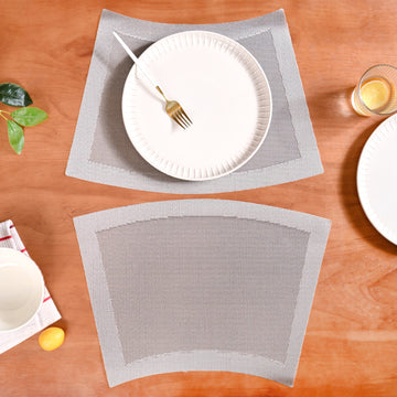 Curvy Contemporary Placemat Set Of 6