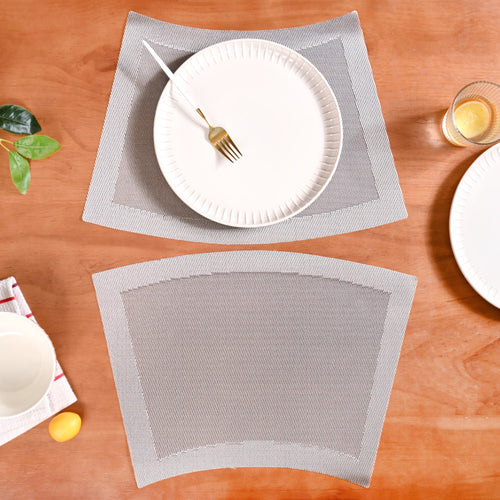 Curvy Contemporary Placemat Set Of 6