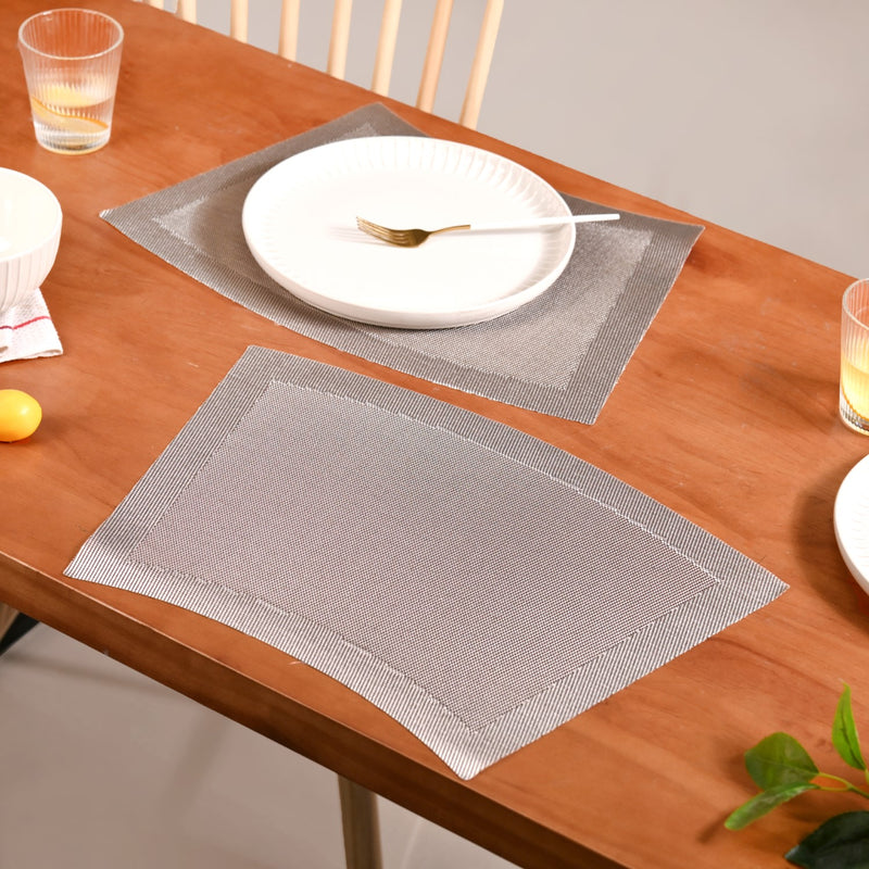 Curvy Contemporary Placemat Set Of 6