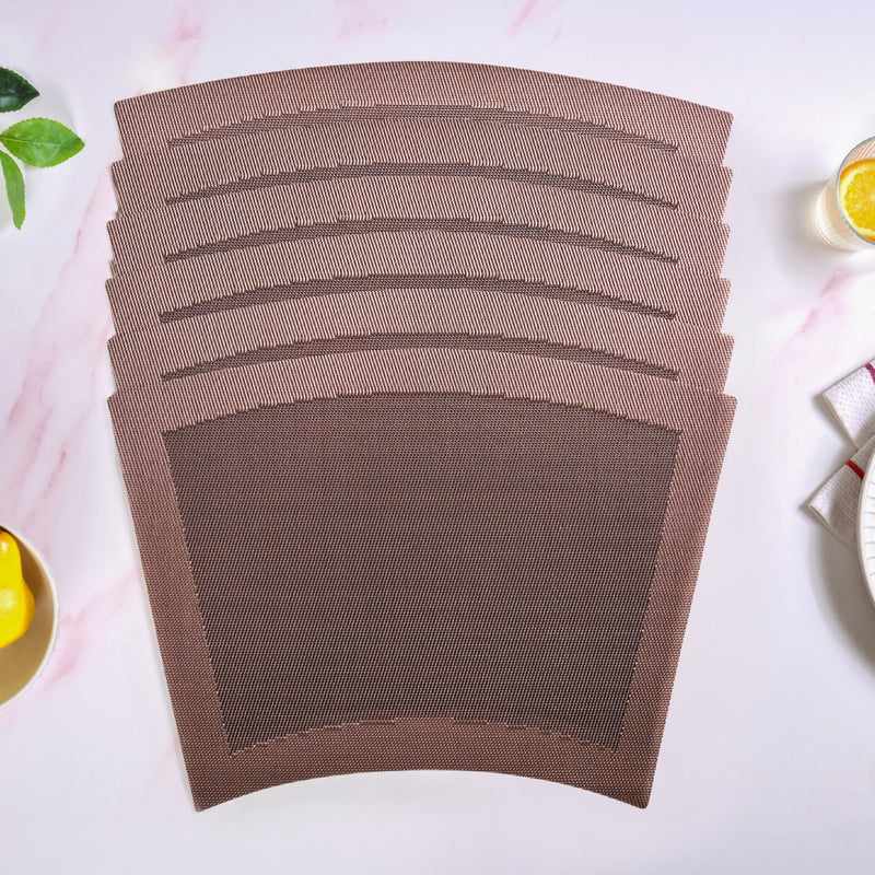 Curvy Dinner Table Mat Set Of 6