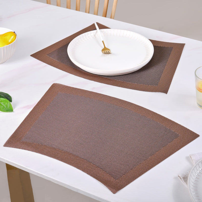 Curvy Dinner Table Mat Set Of 6