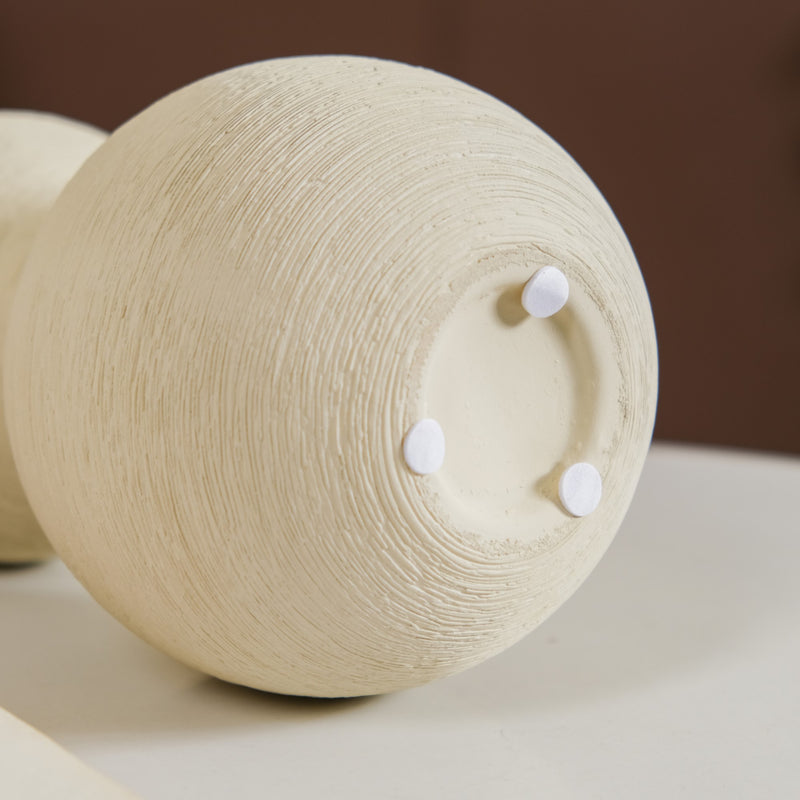 Gourd Matte Finish Flower Vase - Matte Finish Flower Vase, Sleek Matte Ceramic Vase, Modern Matte Flower Vase, Flower Vase