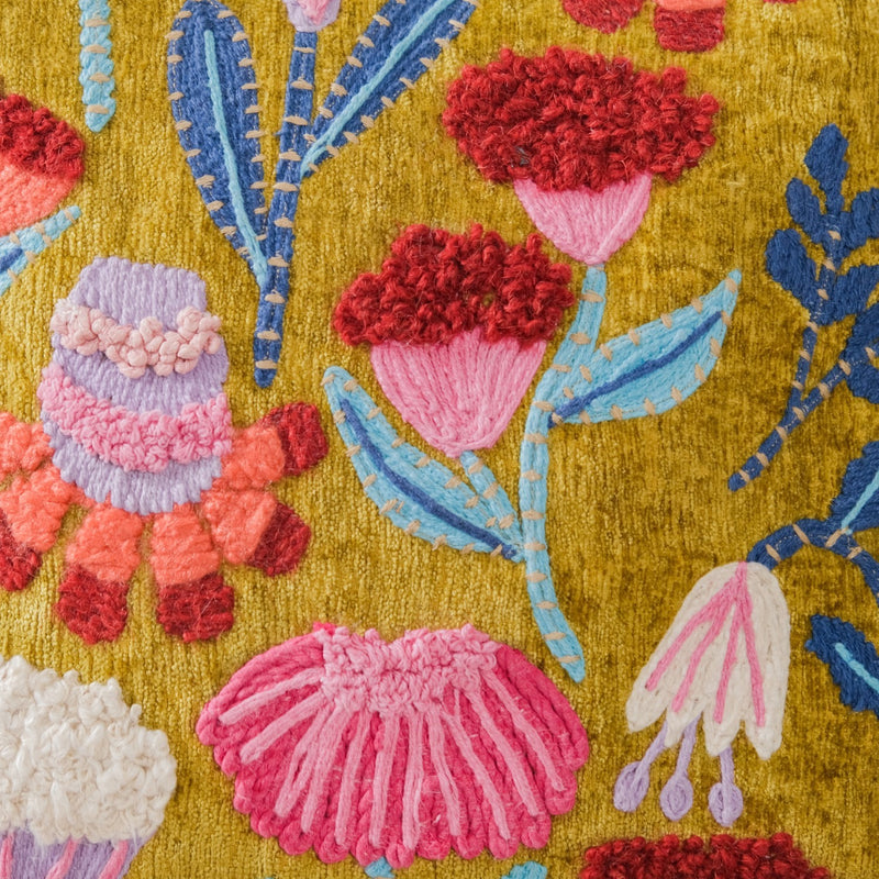 Decorative Springtime Cushion Cover 16x16 Inch