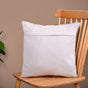 Embroidered Alpana Design Cushion Cover 16x16 Inch