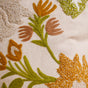 Fall Garden Embroidered Cushion Cover 16x16 Inch