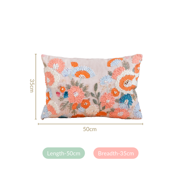 Valley Of Spring Cotton Cushion Cover 50x35 cm