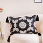 Brown And White Throw Cushion Cover 20x14 Inch