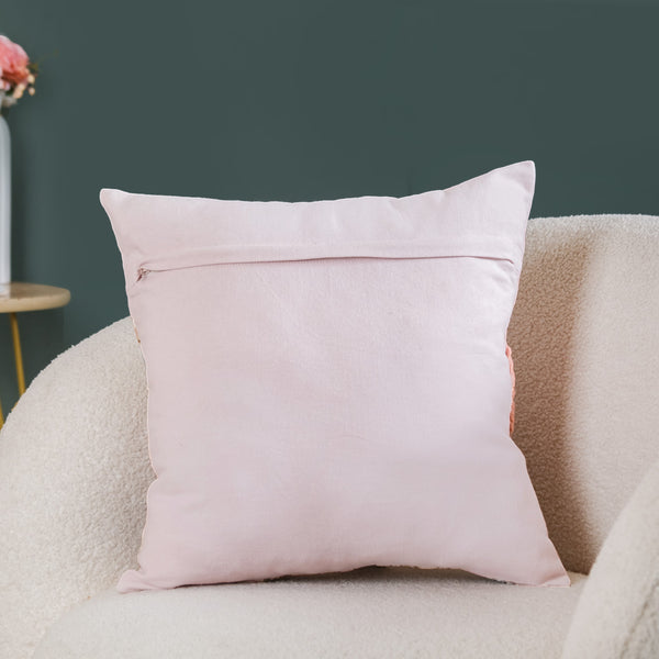 Petal Paradise Cotton Cushion Cover 40x40 cm