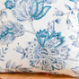 Icy Flora Cushion Cover With Bead Embellishments 16x16 Inch