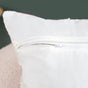 Soft Pink Velvet Applique Couch Cushion Cover 16x16 Inch