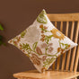 Fall Garden Embroidered Cushion Cover 16x16 Inch