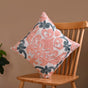 Embroidered Alpana Design Cushion Cover 16x16 Inch