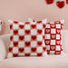 Little Hearts Embroidered Cushion Cover Set Of 2 16x16 Inch